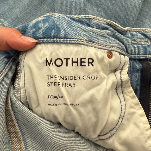 Mother The Insider Crop Step Fray in I Confess, 26 - Picture 5 of 5